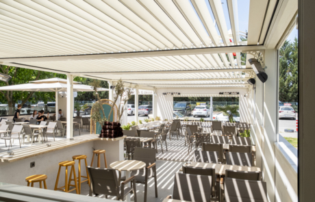 Nouf Kafe Skytech Pergola