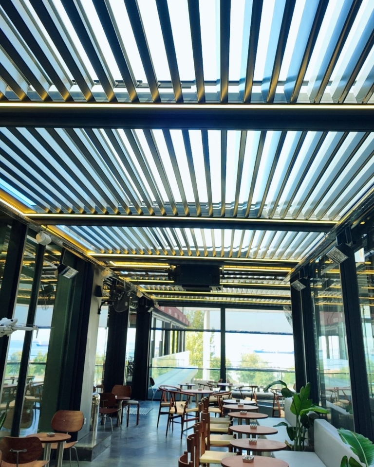 Completed pergola installation by Teknik Tente